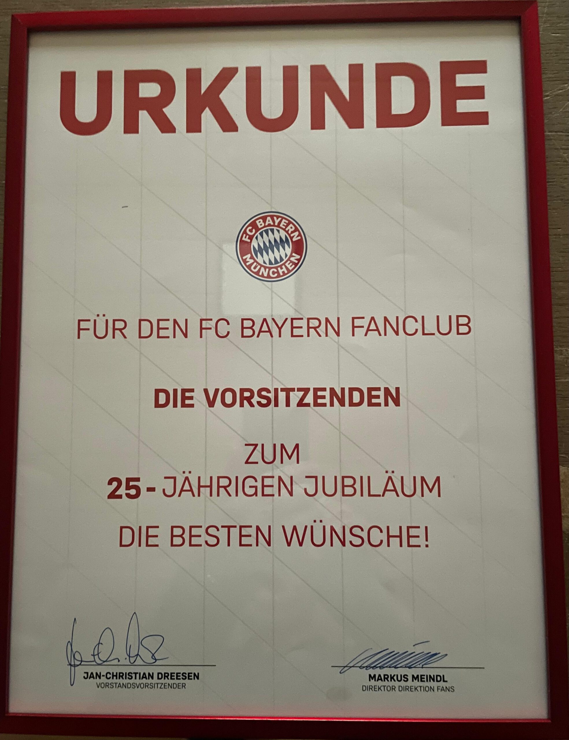 25 Jahre Fanclub