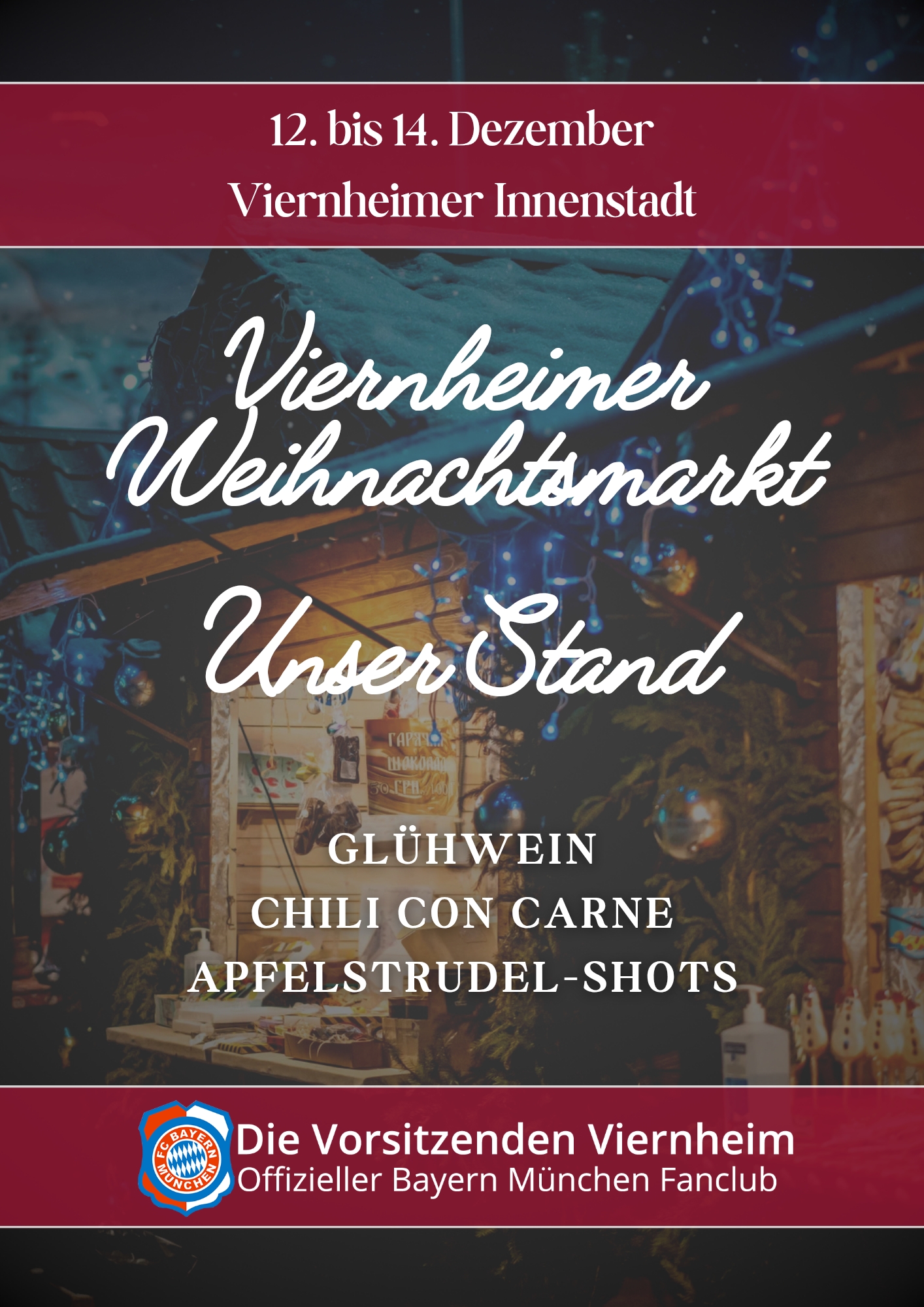 48. Viernheimer Weihnachtsmarkt 12.12.2025 – 14.12.2025